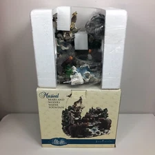 Vintage Classic Treasures Musical Bears Wolves Water Fountain Home Sweet Home