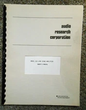 **ORIGINAL** Audio Research Corporation Model LS2 Amplifier Owner's Manual