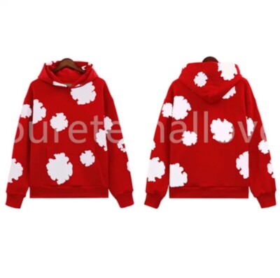 *BRAND NEW* Denim Tears  RED   Hoodie - Ready To Ship   (Size M)