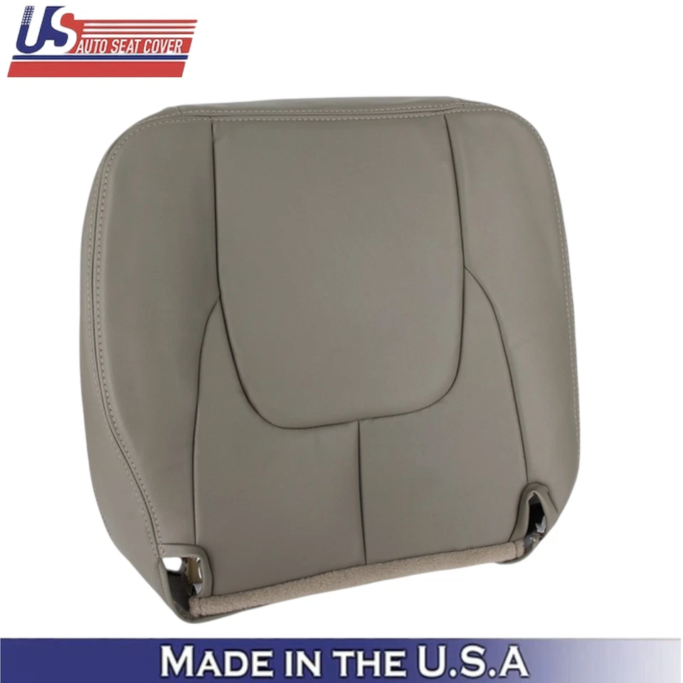 Cubiertas de asiento delanteras de cuero sintético topo para Dodge Ram 1500 2500 Laramie 2002-2003 Foto 3 de 4