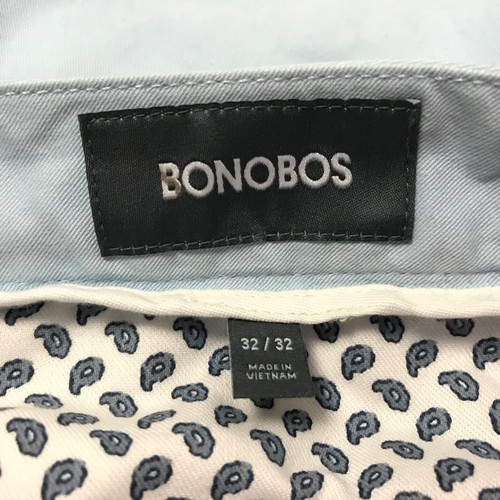 Bonobos Men’s Chino Straight Pants Size 32x32 Light Blue Solid Casual Cotton New - Picture 5 of 7