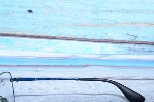 Ray-Ban RB 6336M 2510 Rectangular Blue Unisex Eyeglasses 55mm - Picture 6 of 11