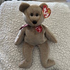 Ty 1999 Signature Bear Beanie Baby With Tag       
