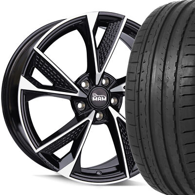 19 Zoll Sommerräder MAM RS6 BFP Alufelgen 225/35 R19 für Seat Cupra Leon Typ KL