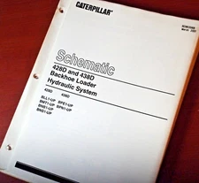 Caterpillar 428D 438D Backhoe Loader Hydraulic System Schematic Diagram service