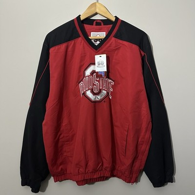Vintage 58 Sports Ohio State Buckeyes Pullover Windbreaker Mens Size Large NWT