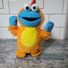 Vintage Fisher Price Sesame Street Cookie Monster Chicken Dancer Toy 2003 Read