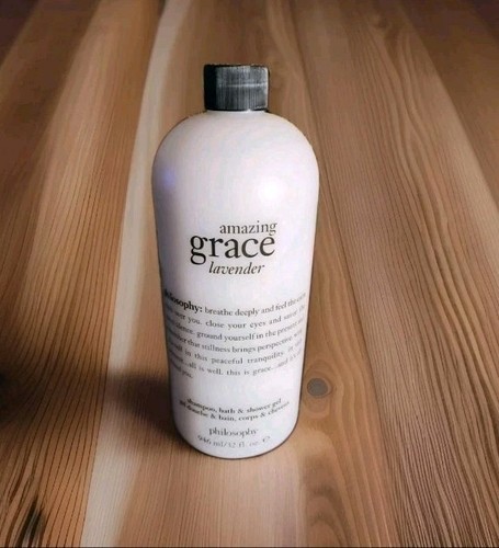 Philosophy Amazing Grace Lavender Shampoo Bath & Shower Gel 32 Fl Oz Bottle - Afbeelding 5 van 5