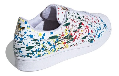 Size 11 - Adidas Superstar Splashes, Splatter and Drips  display picture 3