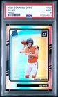 2024 Panini Donruss Optic #209 Bo Nix Holo Rated Rookie PSA 9
