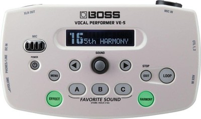 Boss VE-5 Vocal Performer Effektprozessor Weiß