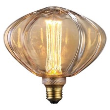 Angular Aesthetics Series LED Oversize Edison Bulb, Vintage Decorative Light