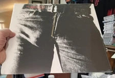 Rolling Stones Sticky Fingers Sealed  LP USA 1972 Zipper Hype Sticker Warhol cvr