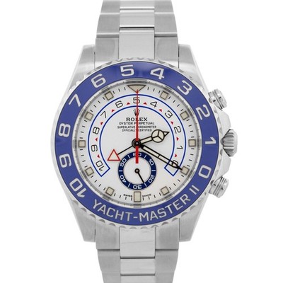 2019 PAPERS Rolex Yacht-Master II NEW HANDS 44mm Blue 116680 Steel YM2 Watch BOX