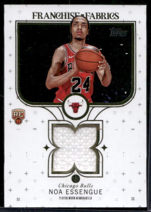 2025-26 Topps - Franchise Fabrics Noa Essengue #FF-NE (MEM, RC)