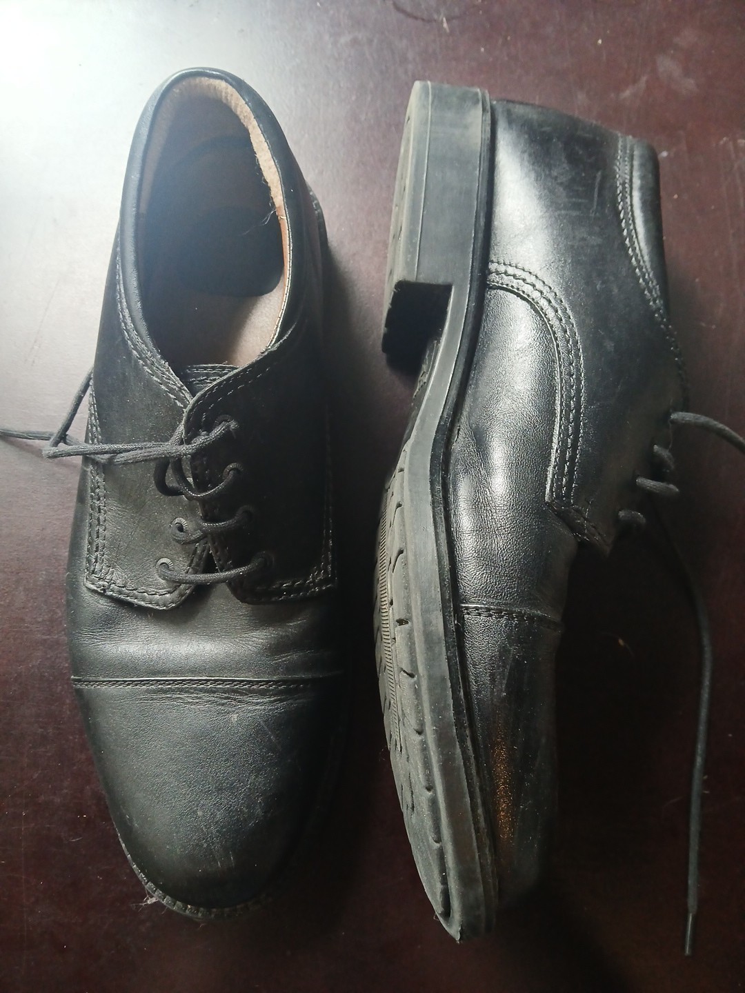 SAOLA Scarpe eleganti Oxford stringate Dockers nere da uomo 090 2214 in pelle taglia 12M