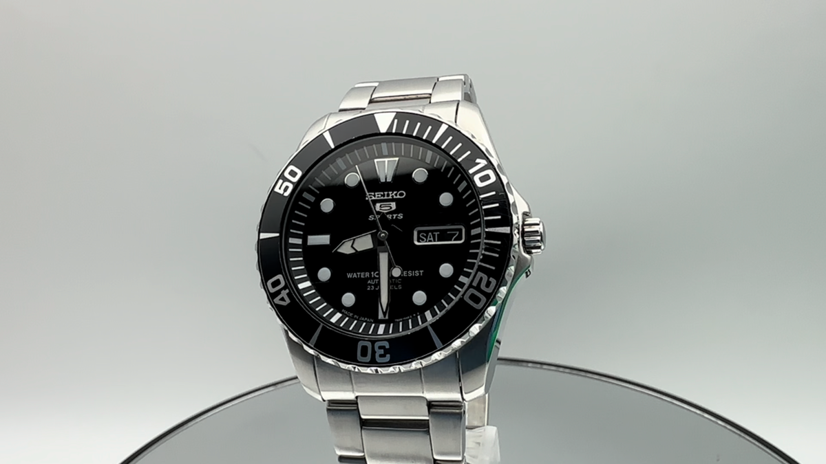 SEIKO 5 SPORTS 自動巻き SNZF17JC Seiko 5 Sports Men's Black Watch - SNZF17 for sale online | eBay