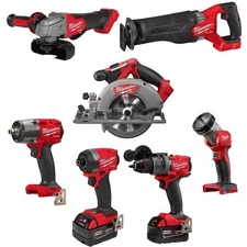 Milwaukee Tool M18 FUEL 18V Lithium-Ion Brushless Cordless Combo Kit (7-Tool)