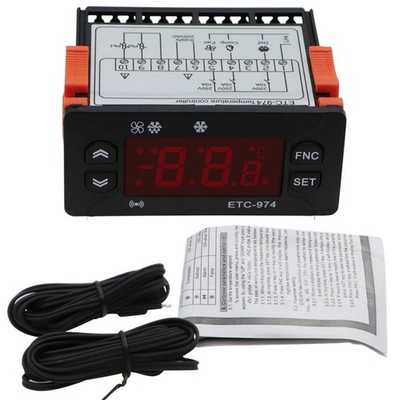 ETC-974 Digital Temperature Controller Refrigerator Thermostat Regulator