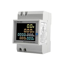 AC 40-300V 100A Electricity Usage Monitor Multimeter, 6 in 1 Built-in CT