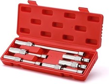 6pcs 38 Dr Magnetic Swivel Spark Plug Socket Set 916 58 1316 14mm