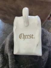 Antique German Porcelain Cheese Keeper