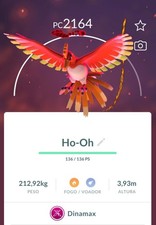 Pokémon Go Dynamax Ho-Oh Non-Shiny Pokemon Trade Go Trade 20k