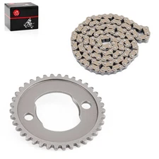 Camshaft Sprocket Gear 38T W/ Cam Chain For Honda TRX300 FourTrax 300 1988-2000