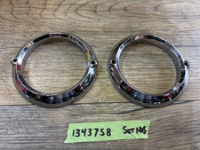 1951 1952 Dodge Coronet Wayfarer Nos Mopar Chrome Park Light Bezel Set 1343758