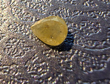 Natural Diamond Fancy Pear Shape Orangy, Yellowish  .43 CT Loose GIA cert 511.63 per carat
