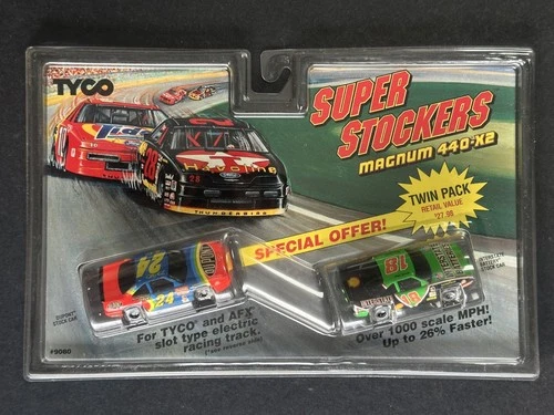 Tyco Magnum 440-2 Super Stockers Twin Pack #9080 MOC Sealed