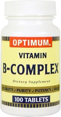 Optimum Vitamin B Complex Tablets 100Ct