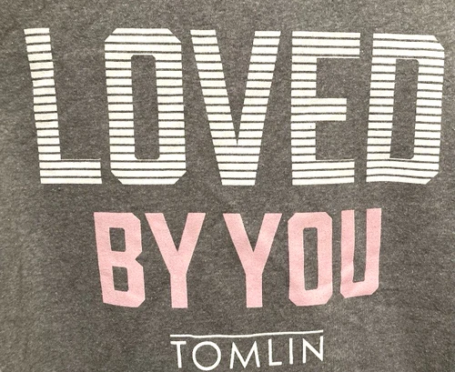 Chris Tomlin Sweatshirt Gray Pink Large Hoodie LOVED BY YOU Song New HTF🎗️ video thumbnail