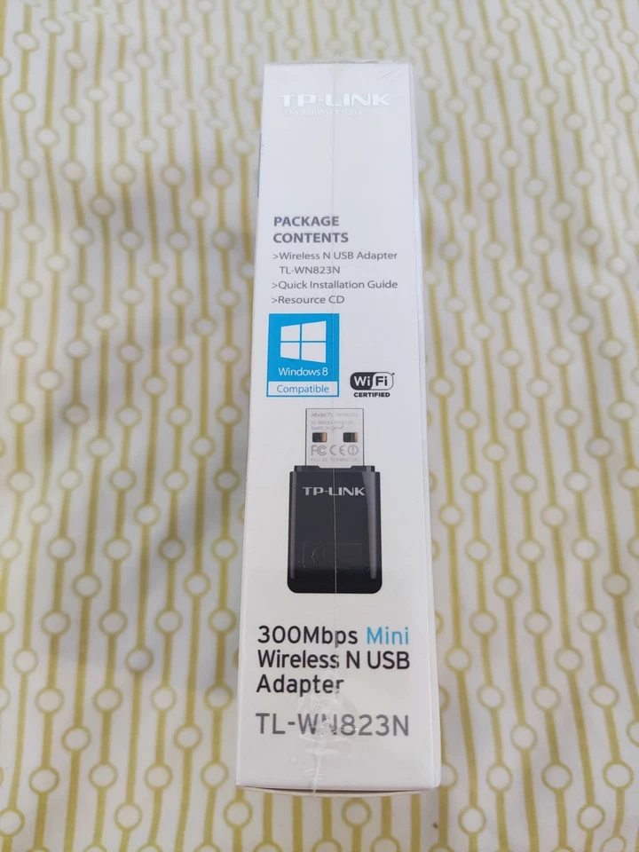 TP LINK 300MBPS MINI WIRELESS N USB ADAPTER 2.4GHZ TL-WN823N Ver 1.2 - Image 3 of 4