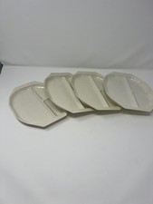 4 Divided Plates Melamine  Anchor Hocking no Lids Kids Holiday Camping Daycare