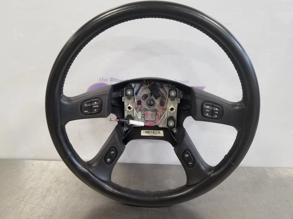 03 2003 GMC Yukon SLT volante cuero negro  Foto 2 de 4