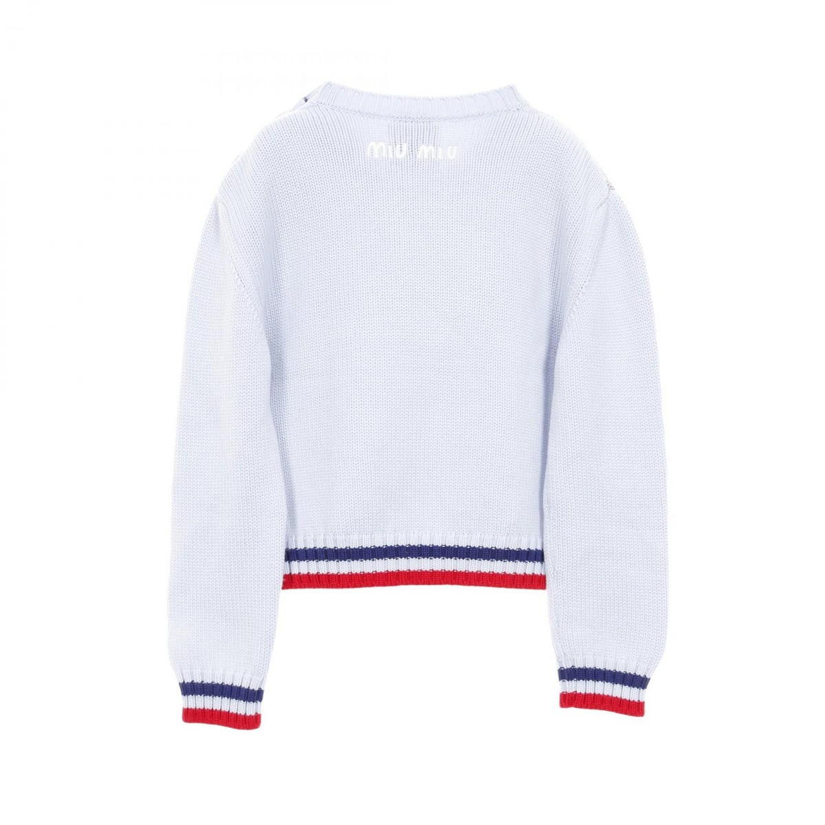 未使用 miu miu 2000年 ニットベスト 白 40 中古・古着通販】MIU MIU (ミュウミュウ) ニットベスト ブラウン