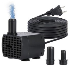 90GPH Submersible Pump - Ultra Quiet Aquarium  Fountain Water Pump