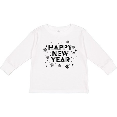 Inktastic Happy New Year Toddler Long Sleeve T-Shirt Years Celebrate 2017 Party