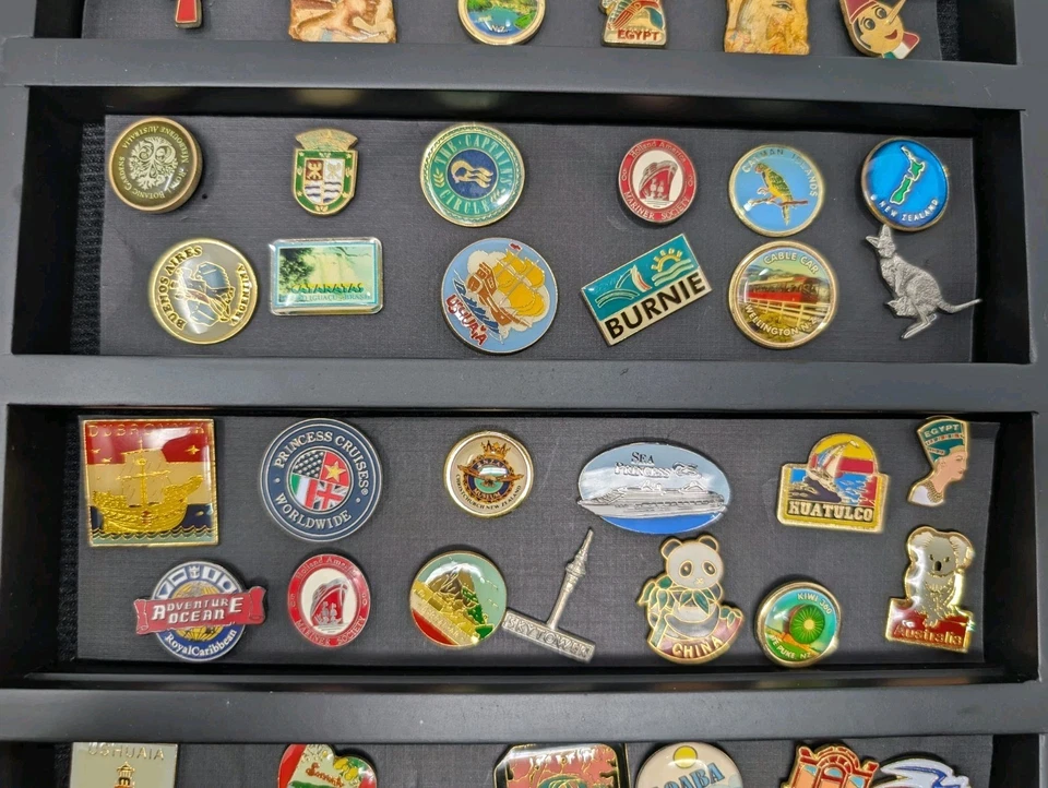 混批77翻领别针、城市各州、国家纪念品。 — 第 4/4 张图片