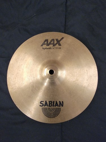Sabian AAX 10" Splash Cymbal/Natural Finish/Model # 21005X
