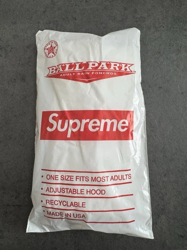 Supreme Ballpark Rain Poncho Box Logo SS20 jamais ouvert