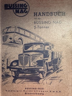 Reparatur Handbuch Büssing-NAG 5 Tonner