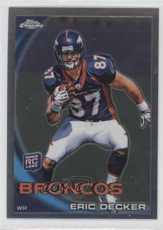 2010 Topps Chrome Eric Decker #C98 3u2