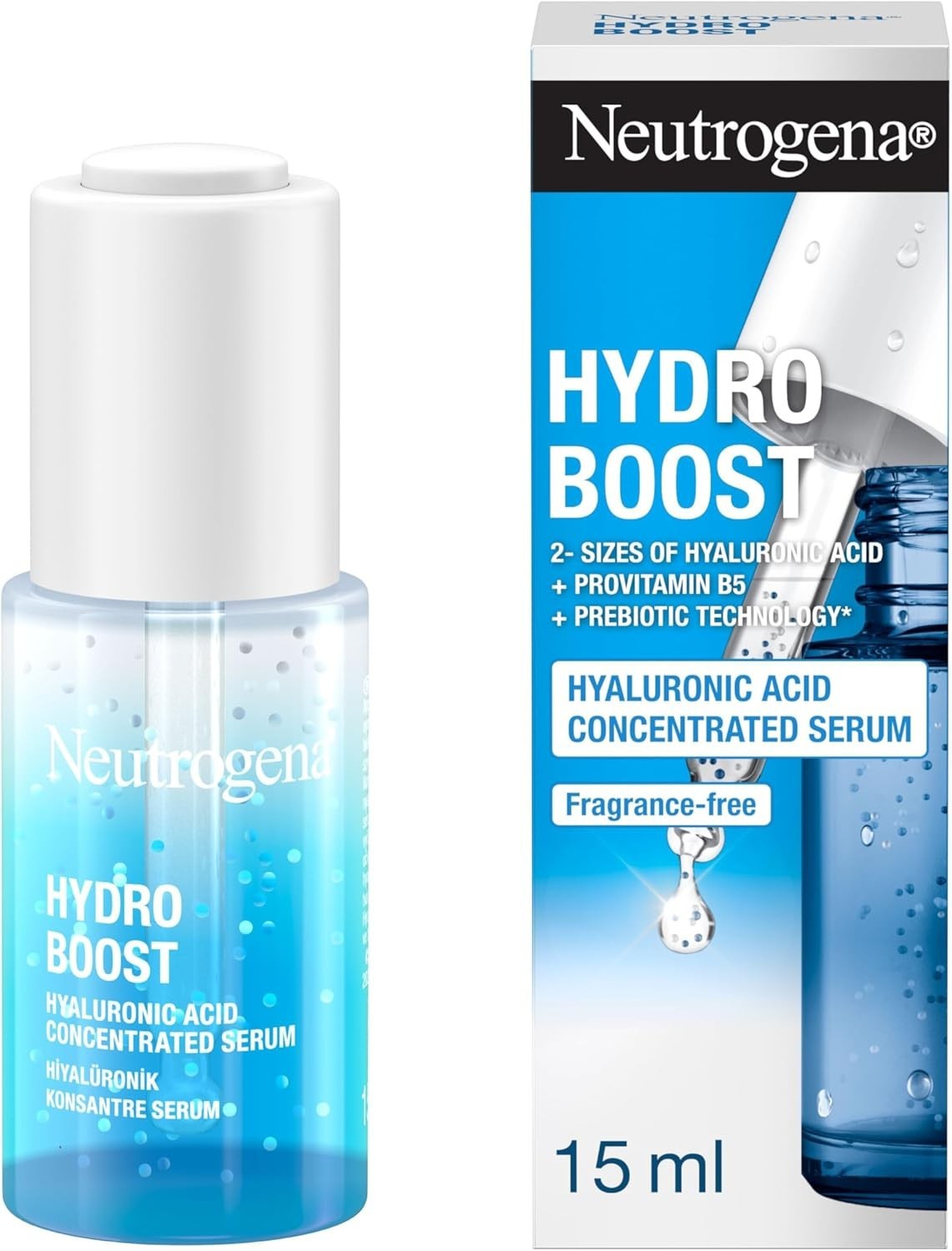 Neutrogena Hydro Boost Hyaluronic Acid Concentrate, 15 ml Intensive Moisturiser - Image 5