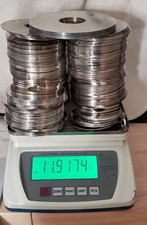 11.9 lbs Hard Drive Platters for Scrap, Precious Metal Recovery Arts Crafts