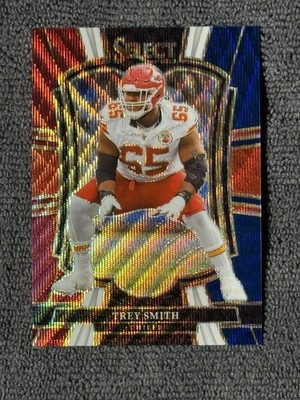 2025 Panini Select Trey Smith Tri-Color Prizm 291/299 Chiefs #109