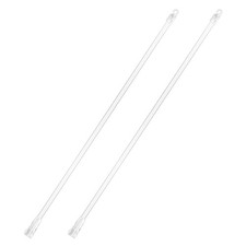 2 Pcs 17 Inch Vertical Blinds Wands Tilt Replacement with Hook and Grip