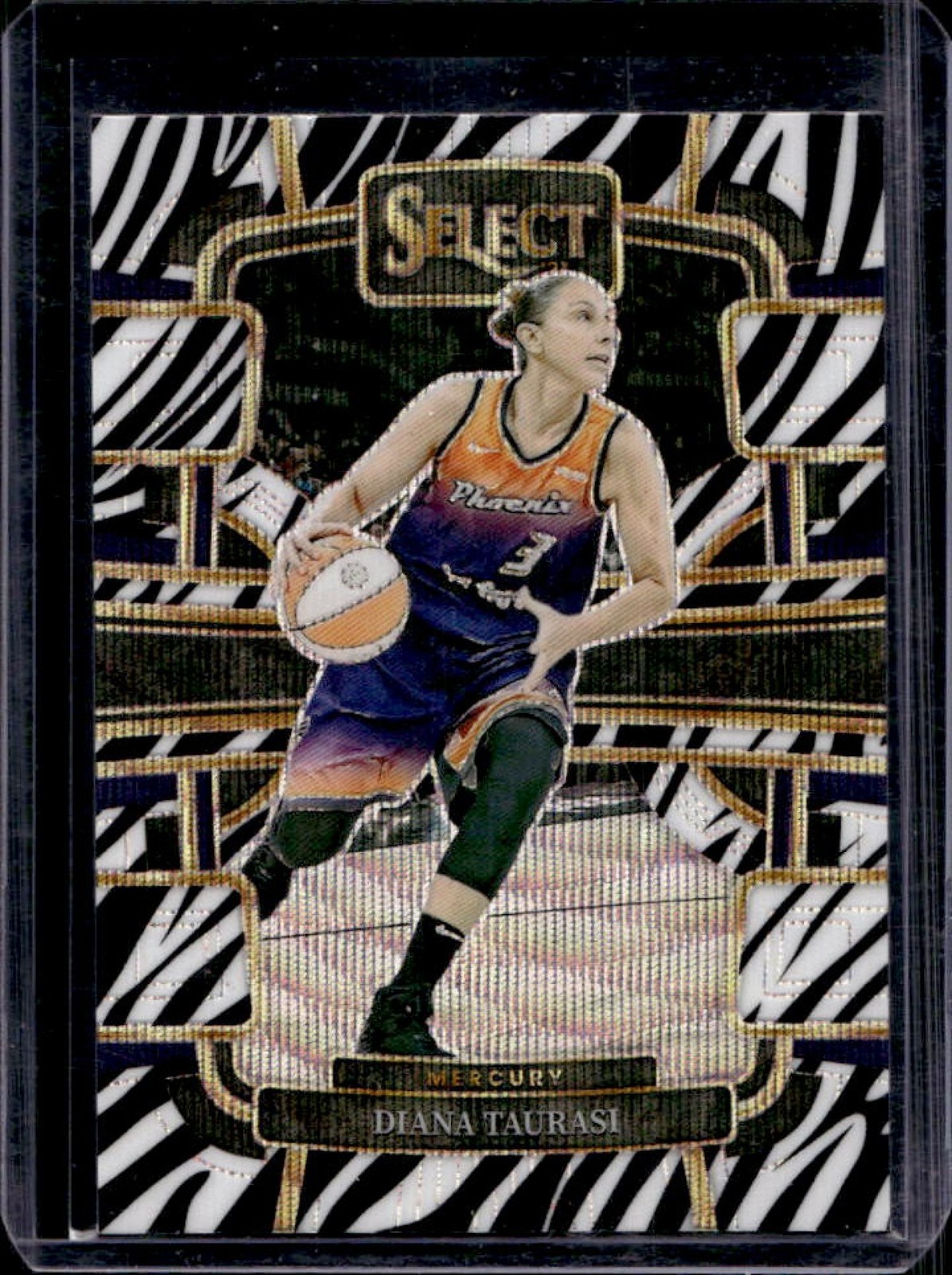 2024 Select WNBA Diana Taurasi Zebra Prizm SSP Concourse #46 Mercury