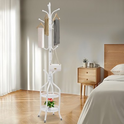 Coat Hanger Stand Max Load About 15kg Metal Coat Rack 31*31